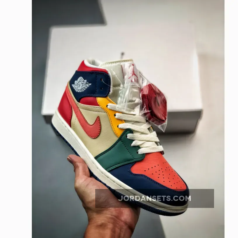 Air Jordan 1 Mid "Multi-Color" | 02 AIR SHOES DN3738-400