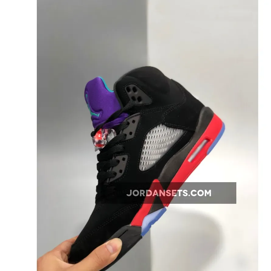 Jordan Top3 / Air Jordan 5 Retro Top 3 BLACK/FIRE RED-GRAPE ICE-NEW E AJ5 CZ1786-001