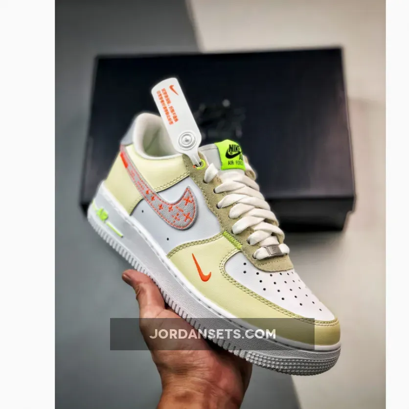 Nike Air Force 1 Low Just Stitch It Cream FB1852-111
