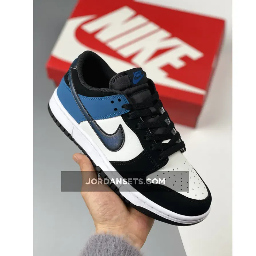 Nike Dunk Low Summit White/Industrial Blue-Black