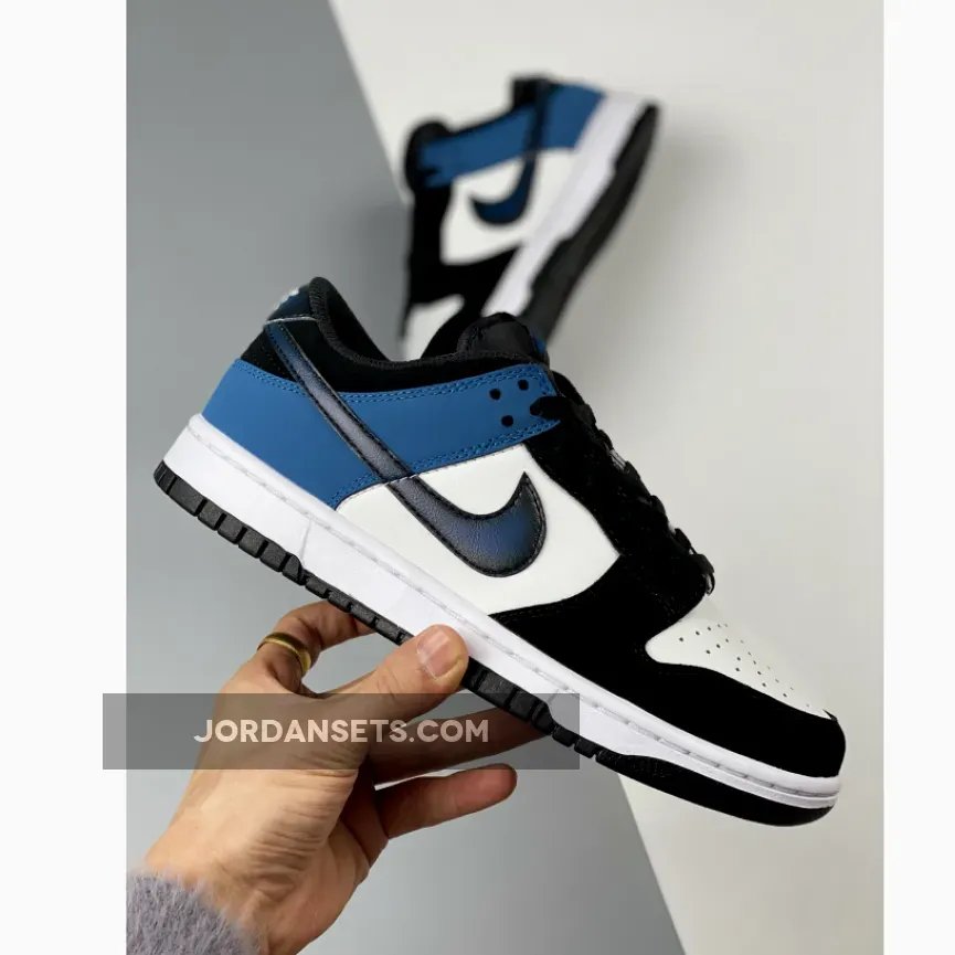 Nike Dunk Low Summit White/Industrial Blue-Black