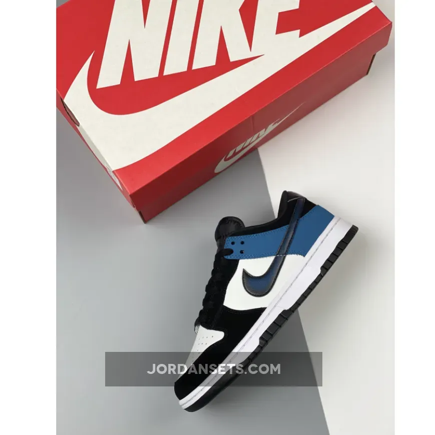 Nike Dunk Low Summit White/Industrial Blue-Black