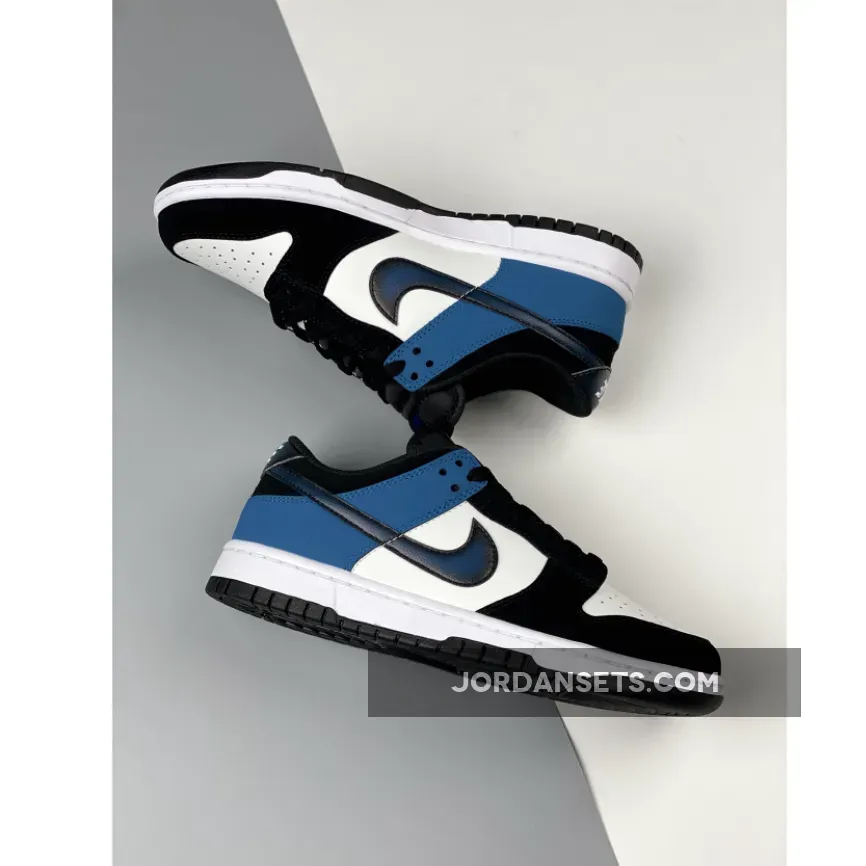 Nike Dunk Low Summit White/Industrial Blue-Black