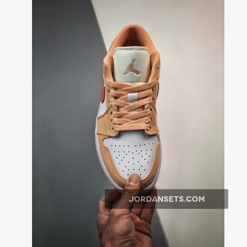 Air Jordan 1 Low Sunset Haze/Bright Citrus-White sunset jordan 1