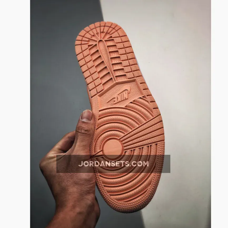 Air Jordan 1 Low Sunset Haze/Bright Citrus-White sunset jordan 1