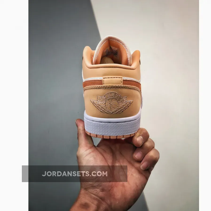 Air Jordan 1 Low Sunset Haze/Bright Citrus-White sunset jordan 1