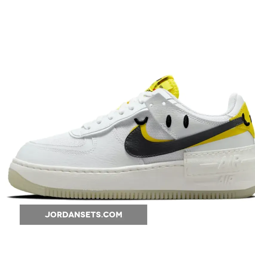 Nike Air Force 1 Shadow Go The Extra Smile For Womens DO5872-100 / air force 1 smile