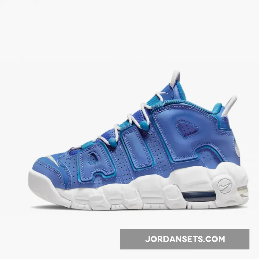Nike Air More Uptempo GS Marina Blue DM1023-400 / nike air uptempo blue and white