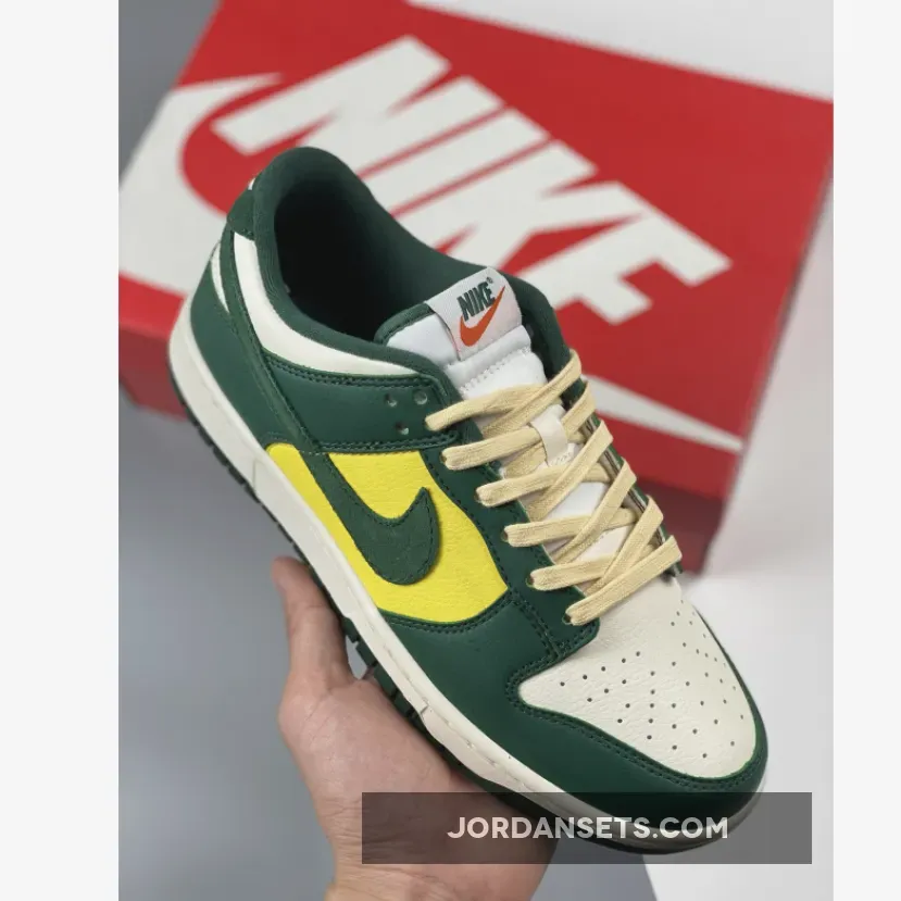 Nike Dunk Low Sail/Noble Green-Yellow FD0350-133 / dunk noble green