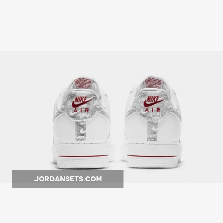 Nike Air Force 1 Low Topography White Red DH3941-100 For Sale