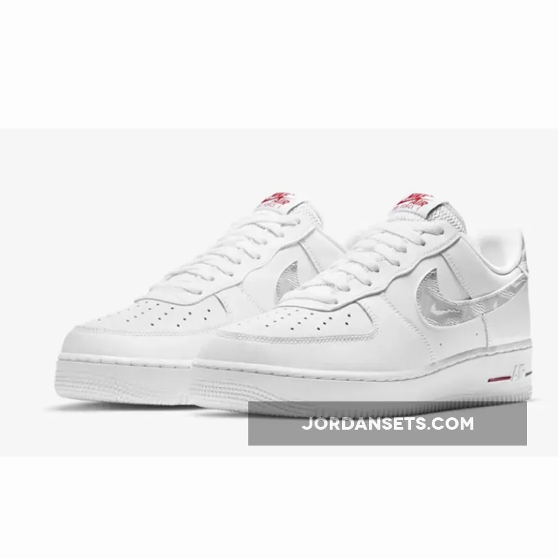 Nike Air Force 1 Low Topography White Red DH3941-100 For Sale