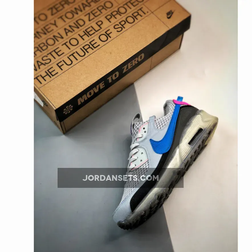 Nike Air Max 90 Terrascape Grey Blue Pink DM0033-004 For Sale