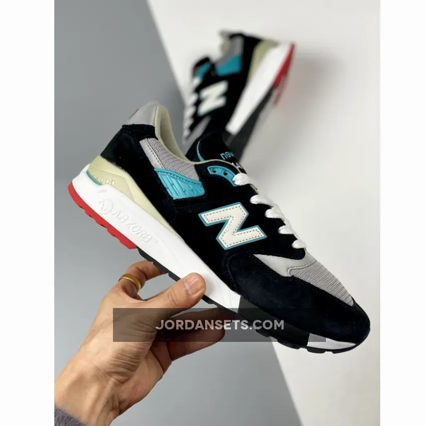 New Balance 998 Connoisseur Rockabilly Black/Grey-Teal M998CBB Restock