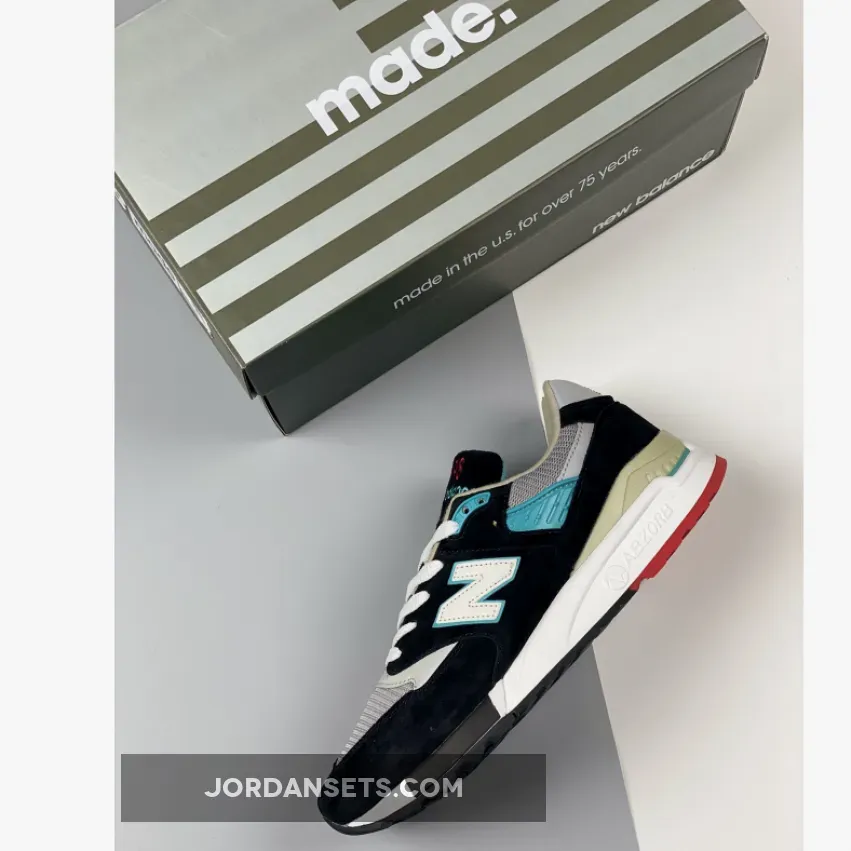 New Balance 998 Connoisseur Rockabilly Black/Grey-Teal M998CBB Restock