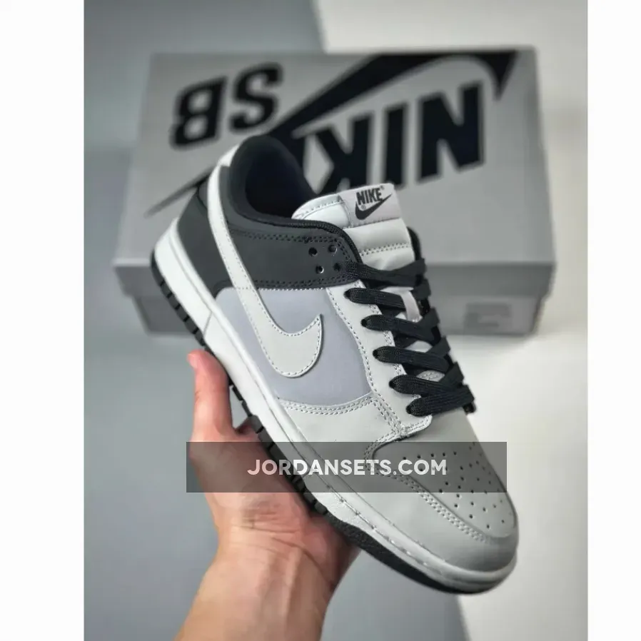 Exclusive Dunk / Nike Dunk Low Medium Grey White-Anthracite 304714-012