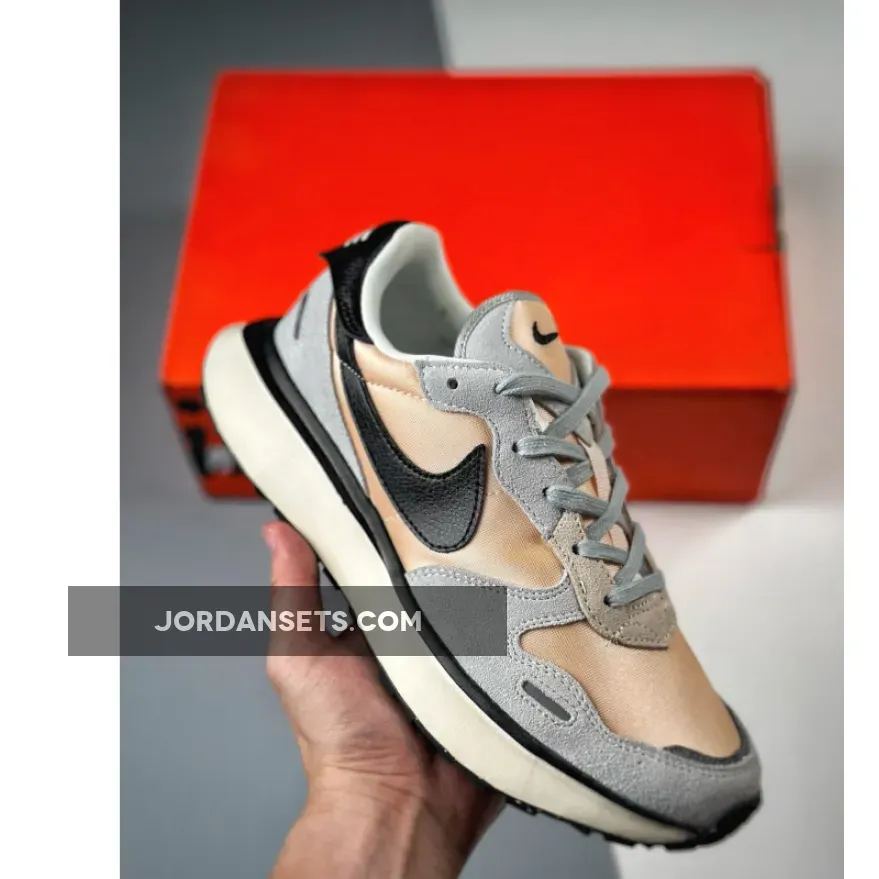 Restock Nike Phoenix Waffle Grey Black FD2196-100