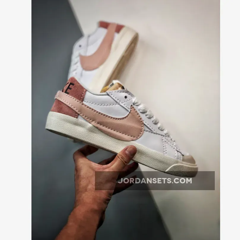 Nike Blazer Low Jumbo White Pink DQ1470-102 Brand New