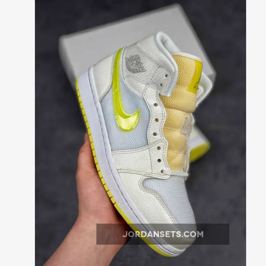 Light Yellow Jordan 1 Jordan 1 Mid SE Voltage Yellow DB2822-107