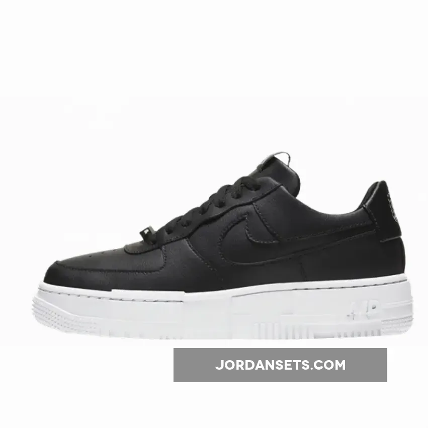 Black White Nike Air Force 1 Pixel nike af1 black and white