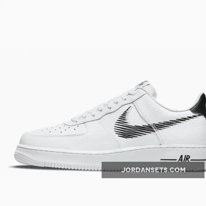 Nike Air Force 1 Zig Zag White Black DN4928-100 #nike zig zag shoes