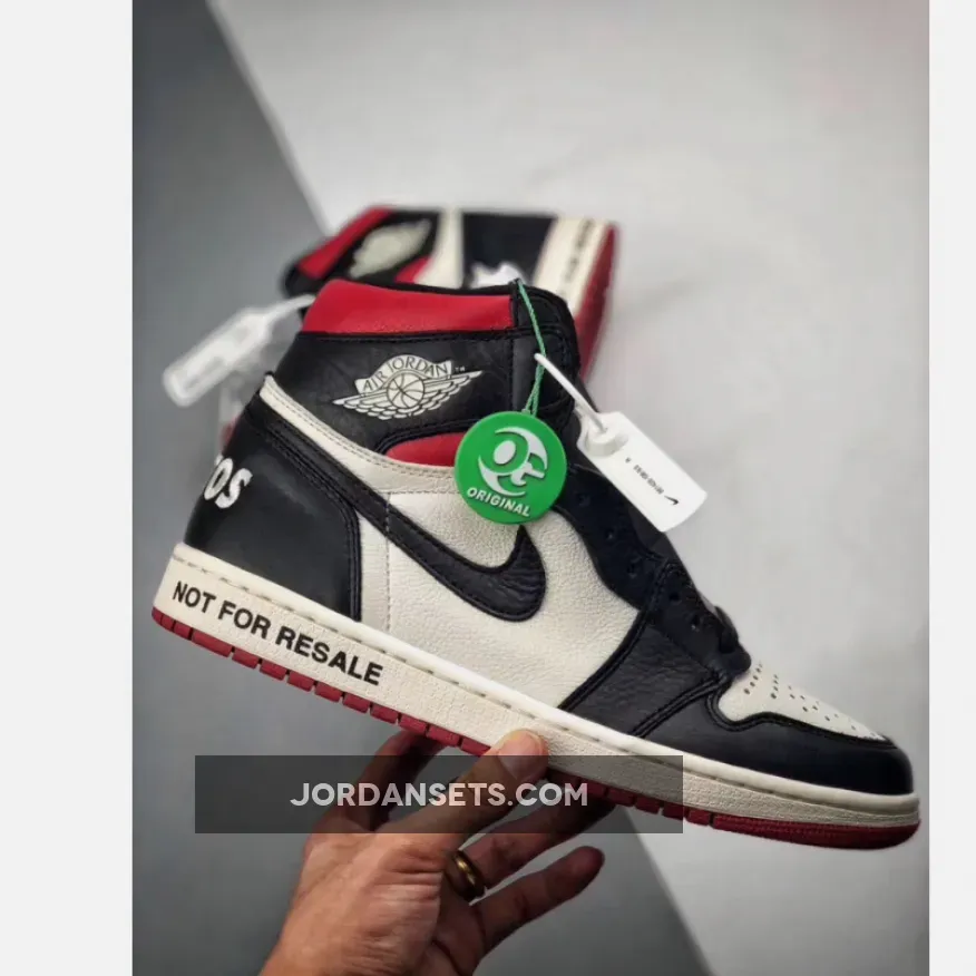 Air Jordan 1 Retro High OG NRG "No L’s" Sail/Black-Varsity Red 861428-106