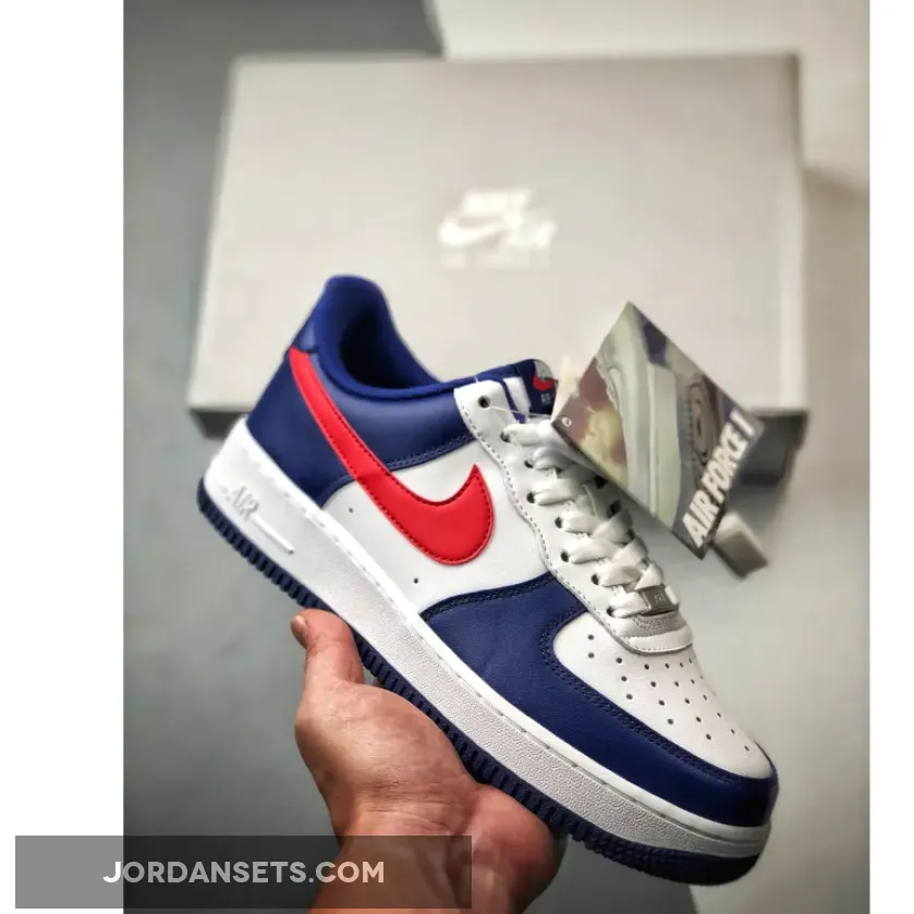 Nike Air Force 1 Low "USA" White Navy