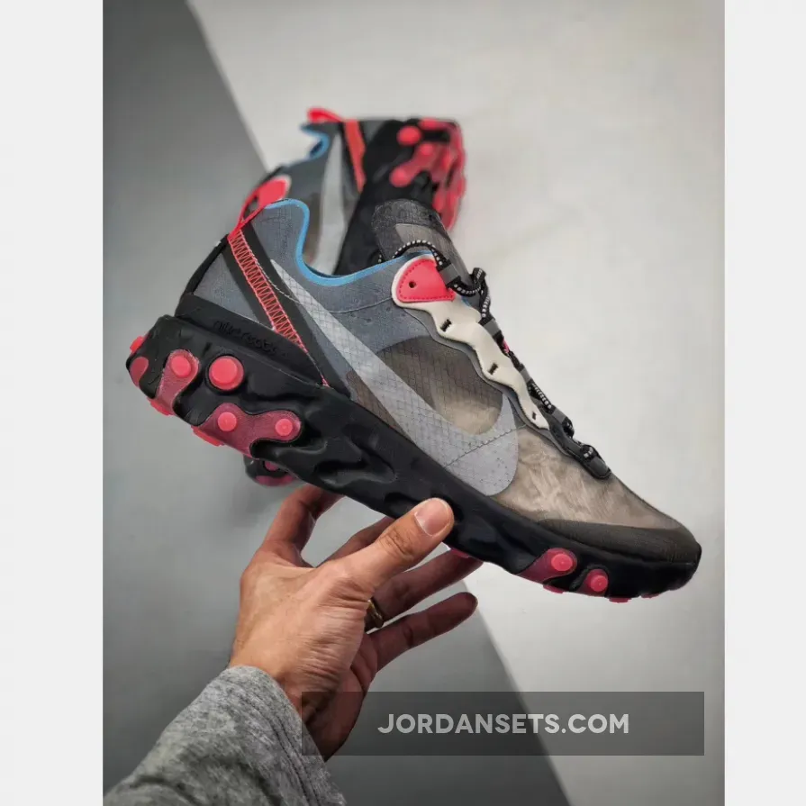 Element Solar Nike React Element 87 "Blue Chill/Solar Red"