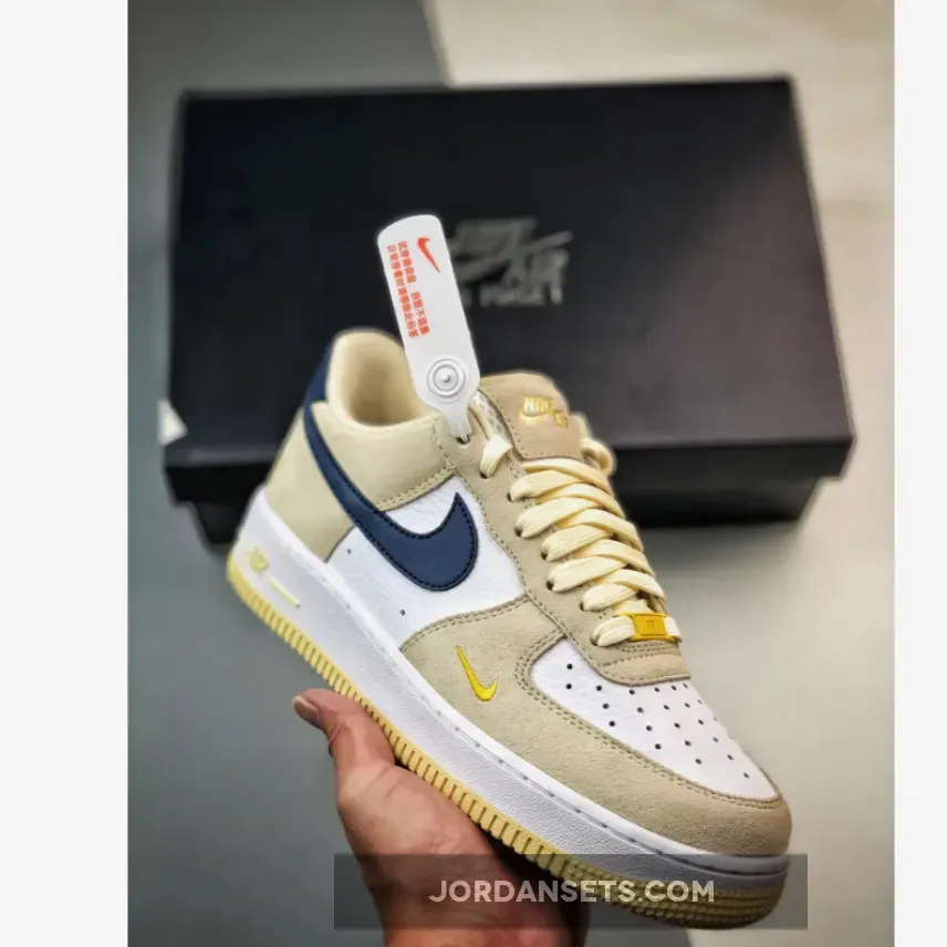 Nike Air Force 1 Low White Navy Gold FV6332-100
