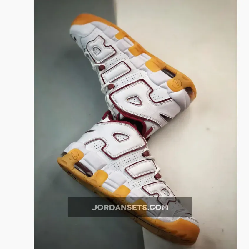Nike Air More Uptempo White Team Red Gum FJ2846-100 Nike Air More Uptempo White Team Red Gum FJ2846-100