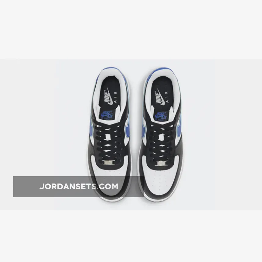 Nike Air Force 1 Low 'Shooting Stars' Black White Royal DD9784-001 / black and blue air force 1
