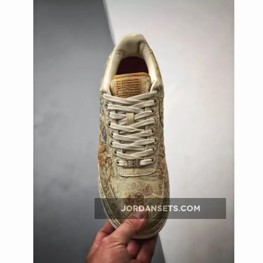 Nike Air Force 1 Low CNY "Year of the Dragon" Metallic Gold/Lilac Nike Air Force 1 Low CNY "Year of the Dragon" Metallic Gold/Lilac