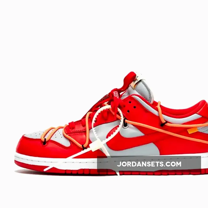 Off-White x Nike Dunk Low 'University Red' / unlv dunks off white