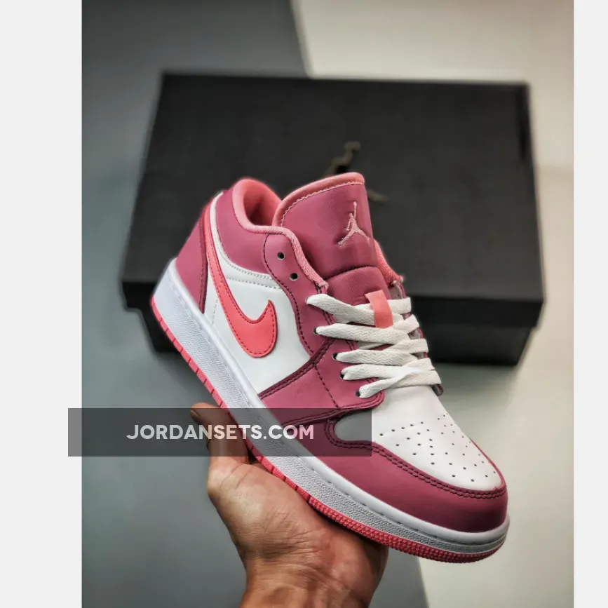 Air Jordan 1 Low GS Desert Berry 553560-616 / desert jordan 1