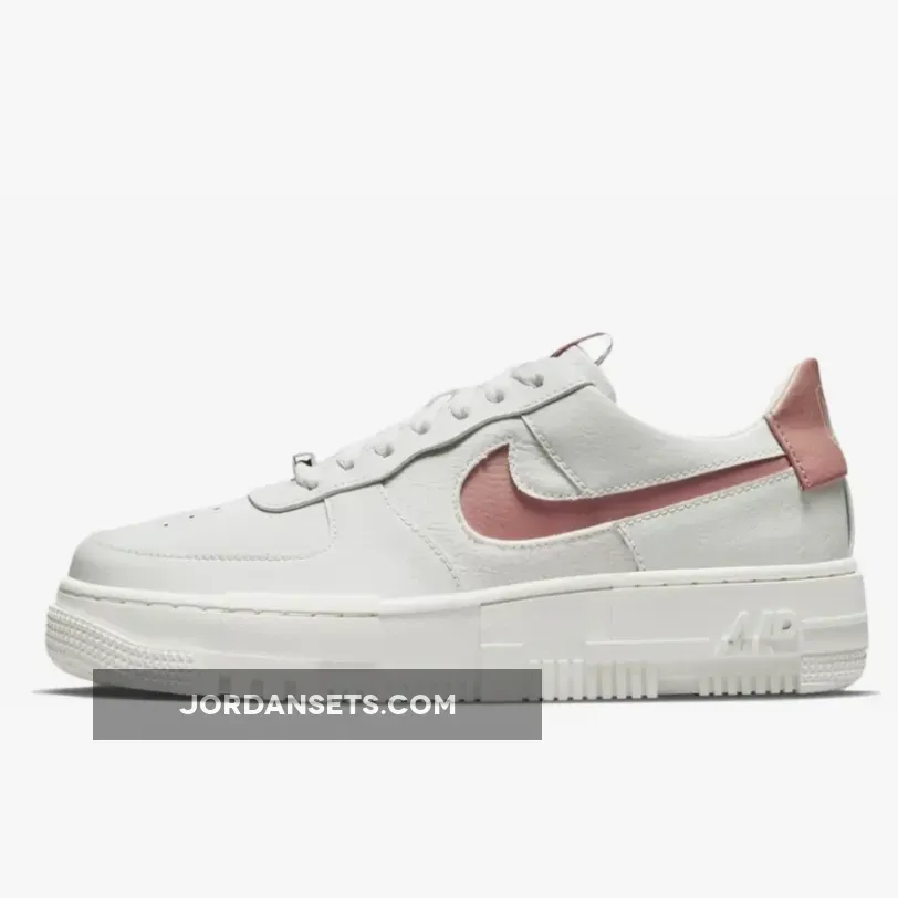 Nike Air Force 1 Pixel Rust Pink For Womens CK6649-103 nike air force 1 pixel pink