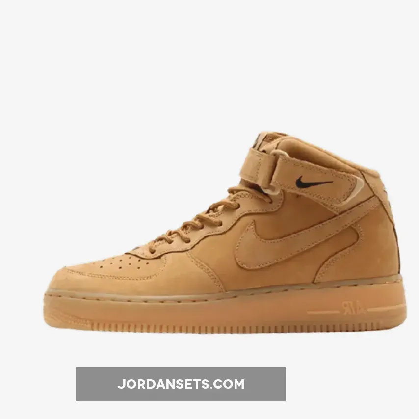 Nike Air Force 1 Mid 07 PRM QS Flax 715889-200 flax af1 mid