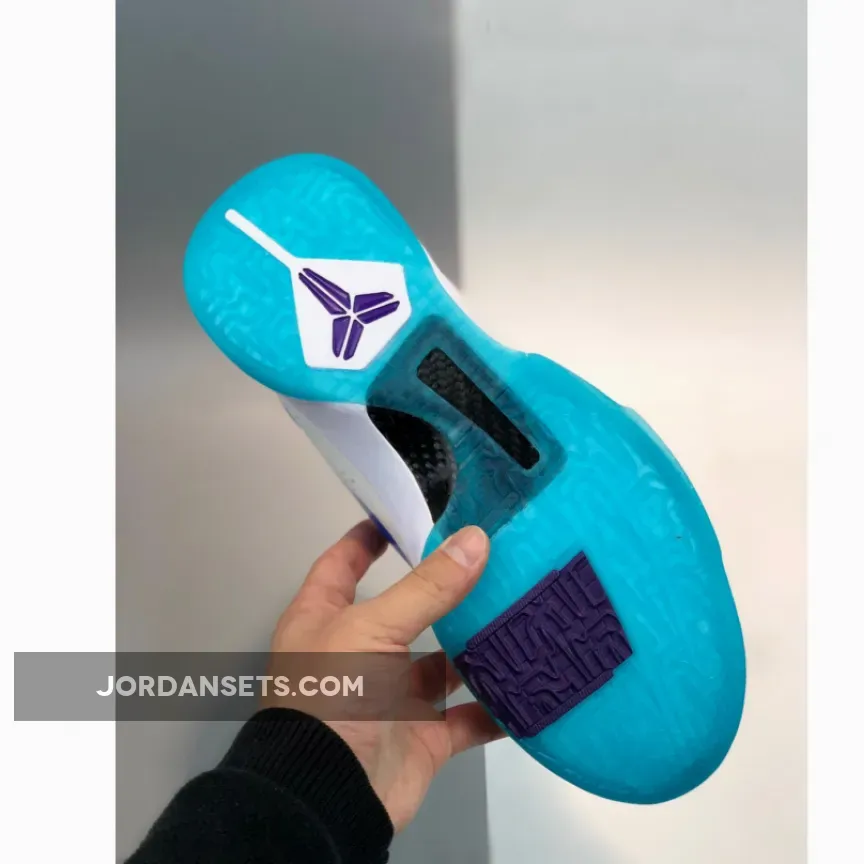 Nike Kobe 5 'Lakers' White Blue Purple 386429-100 / kobe 5 draft day
