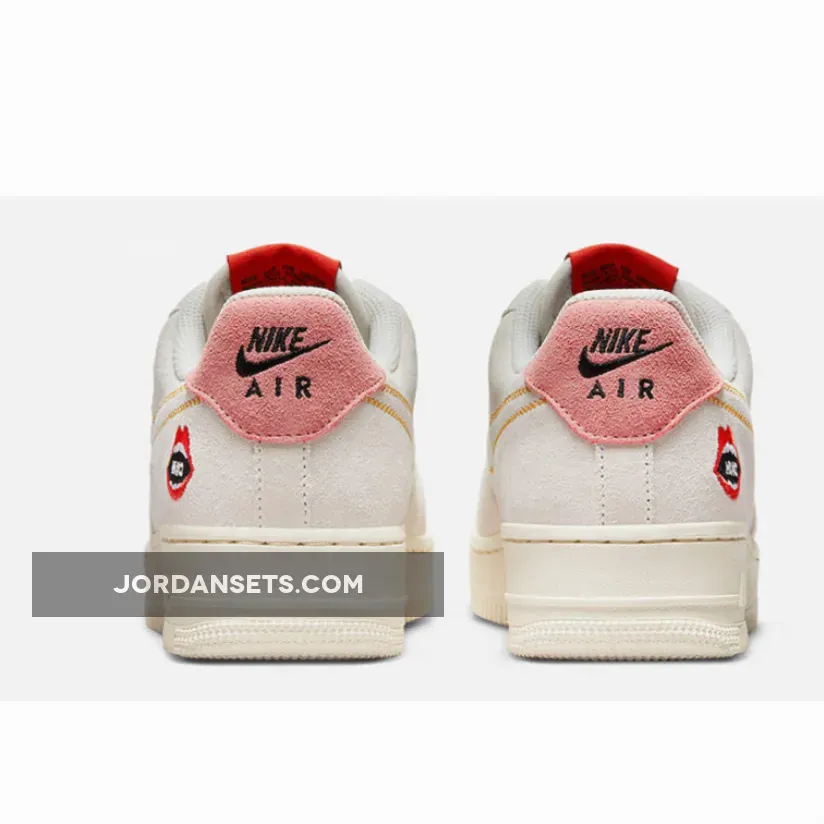 Nike Air Force 1 Low Peace Sail Crimson DQ7656-100 #orange and white af1