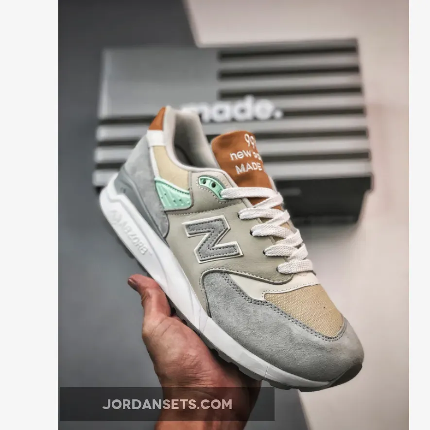 New Balance 998 'Spring Fling' White Tan M998ENE New Releases
