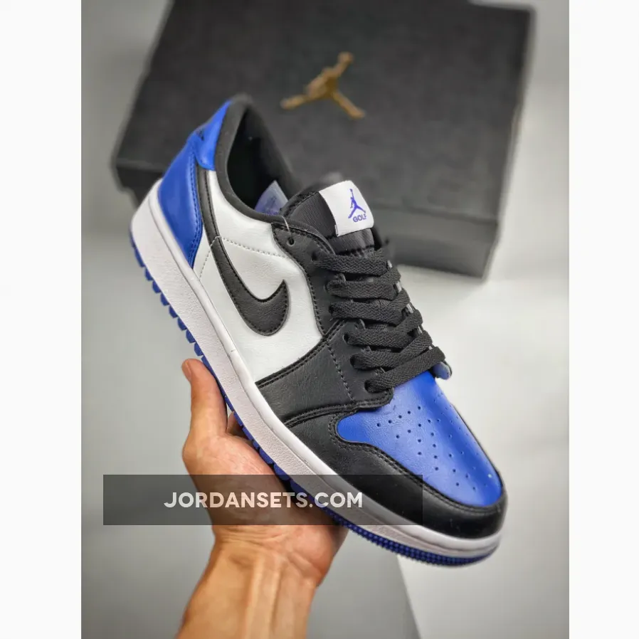 Air Jordan 1 Low Golf White/Black-Sport Royal | NIKE GOLF LOW