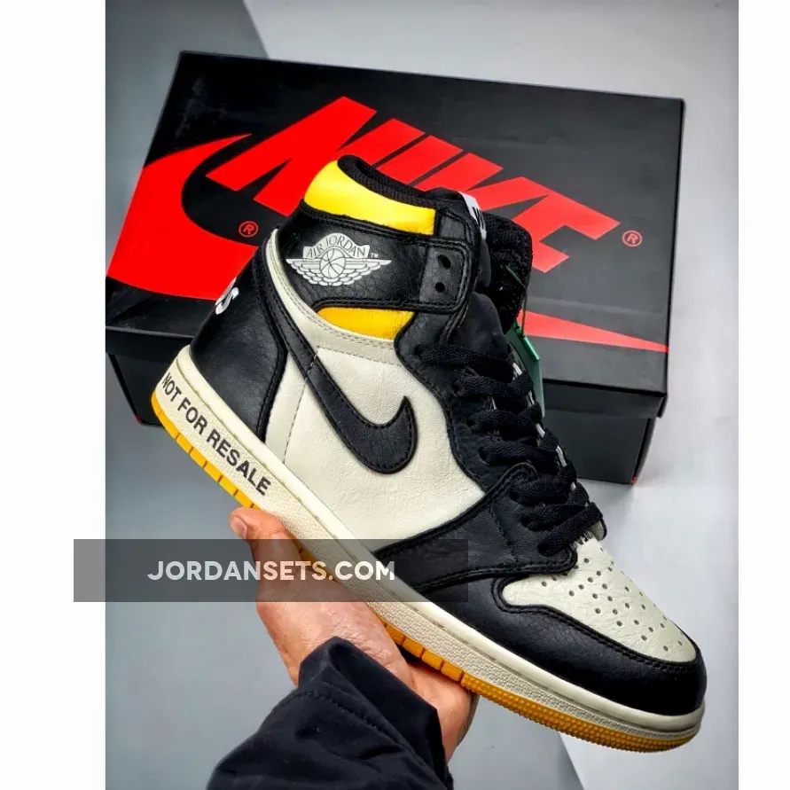 Jordan 1 Retro High Not for Resale Varsity Maize / Fotos Jordan 861428-107