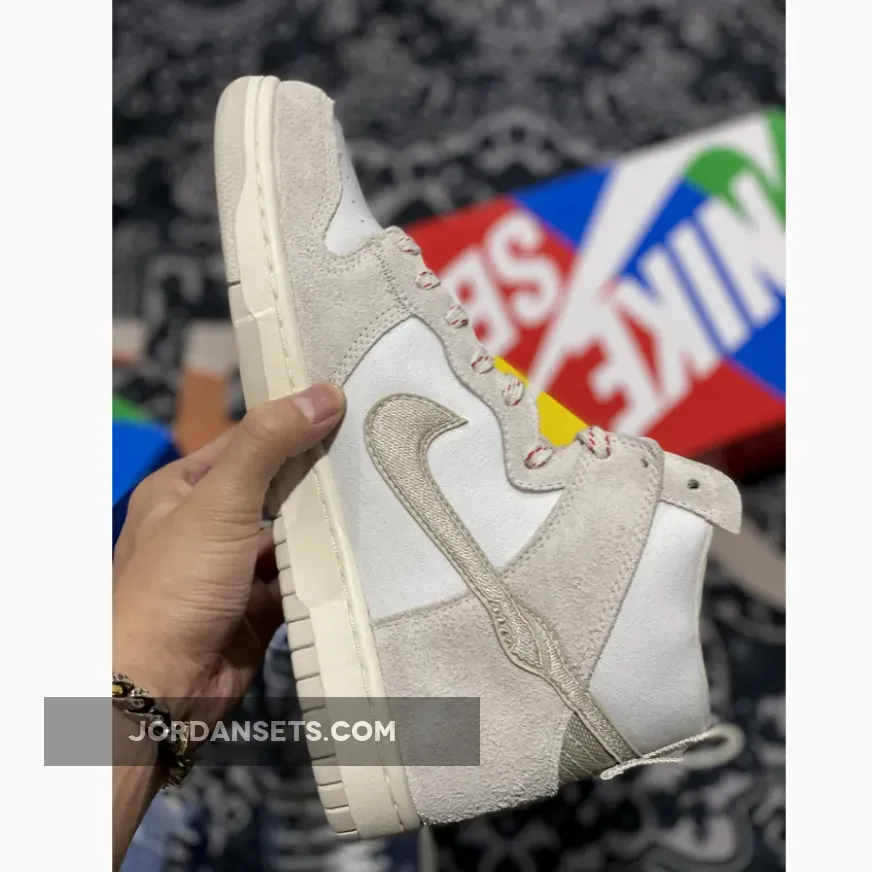 Nike Dunks SB High White Wolf Grey - notre dunk high