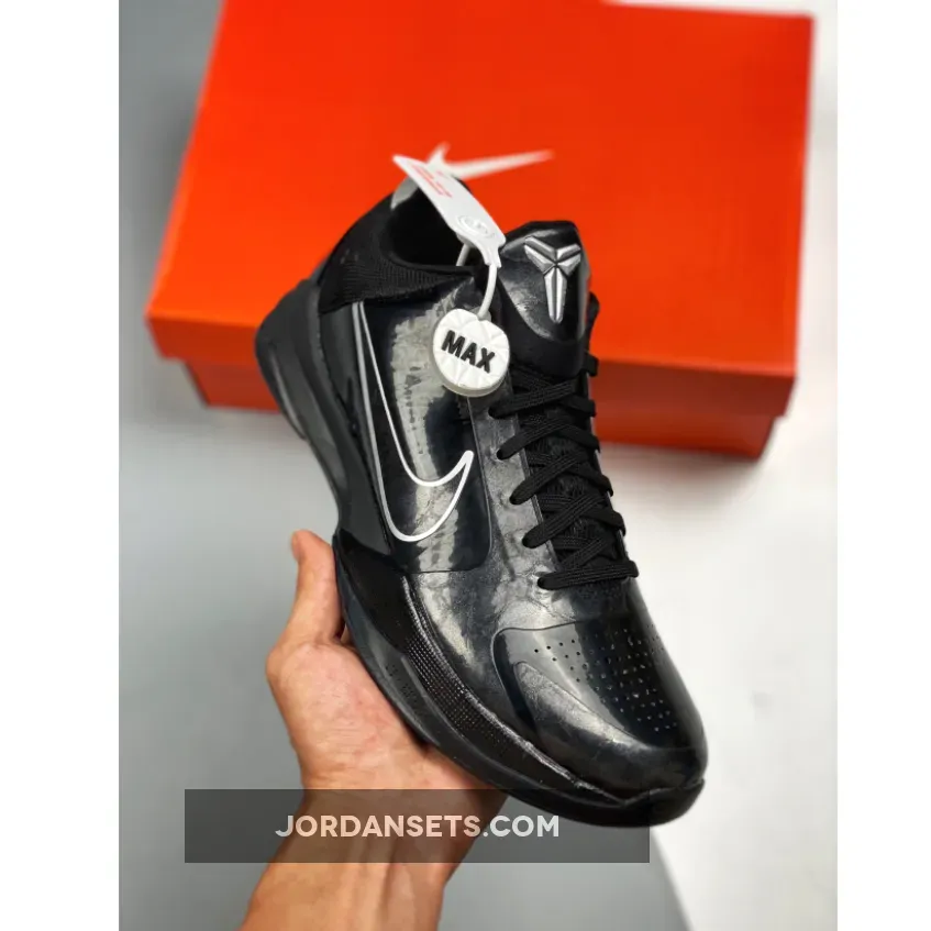 Nike Zoom Kobe 5 'Black Out' 386429-003 - kobe 5 blackout
