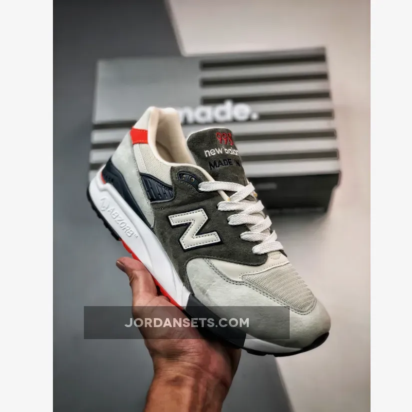New Balance 998 'Explore By Air' Light Grey/Black M998CREA For Sale