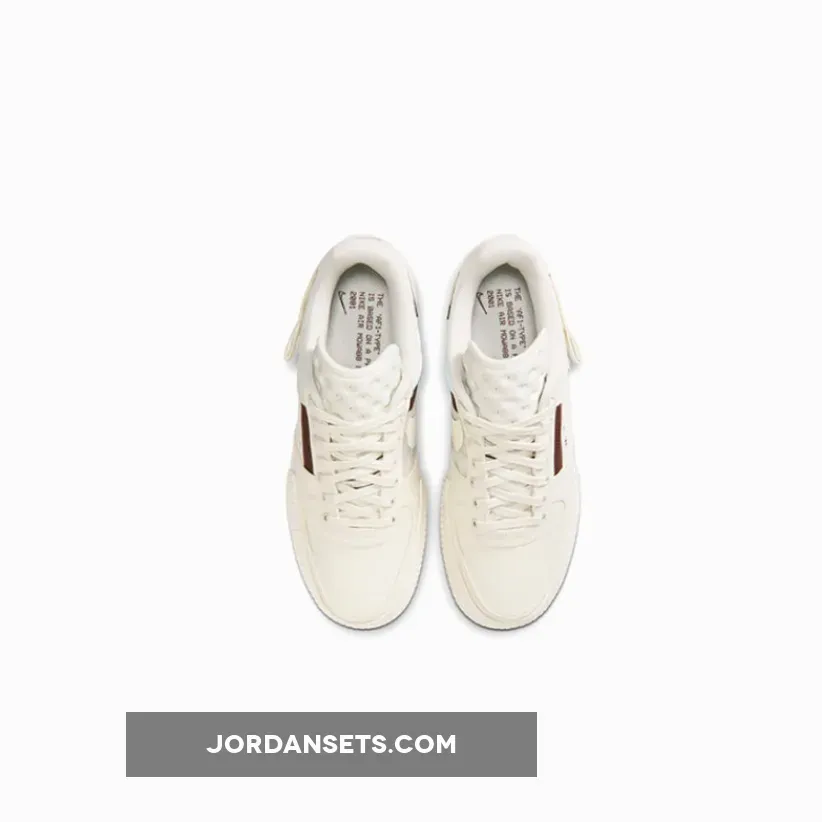 Nike Air Force 1 Type Sail/Light Ivory-Earth Brown - nike af1-type light ivory/earth brown