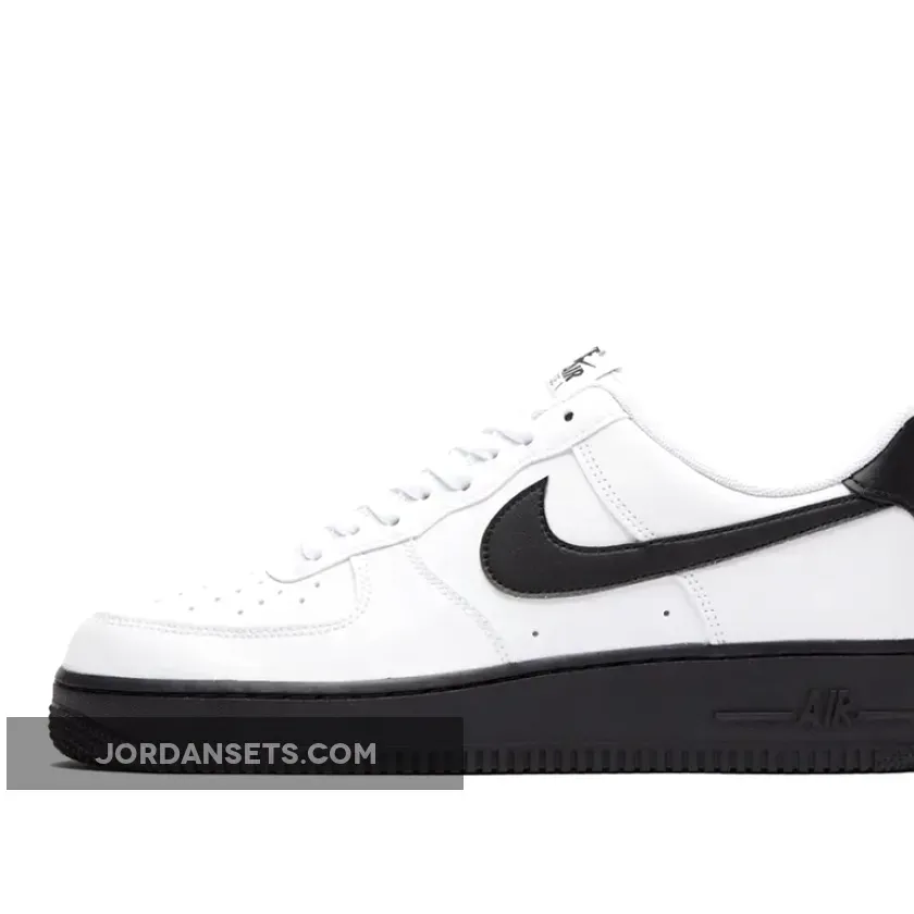Nike Air Force 1 Low Black White CK7663-101 air force 1 black bottoms