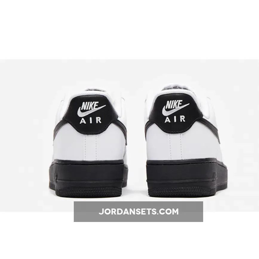 Nike Air Force 1 Low Black White CK7663-101 air force 1 black bottoms