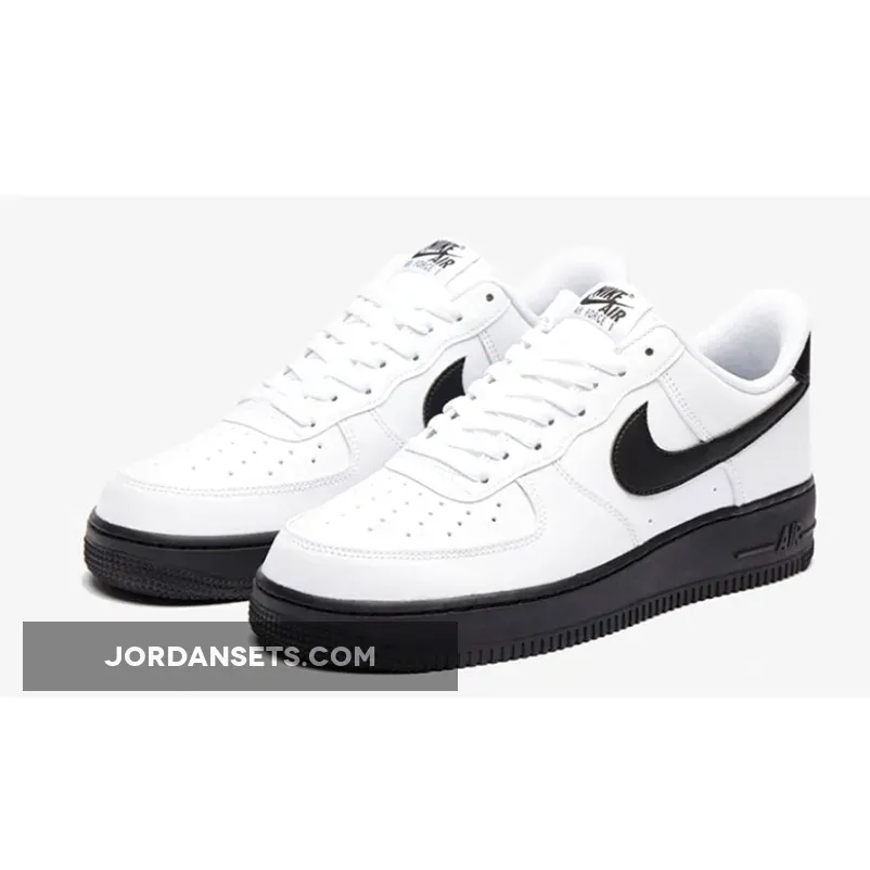 Nike Air Force 1 Low Black White CK7663-101 air force 1 black bottoms