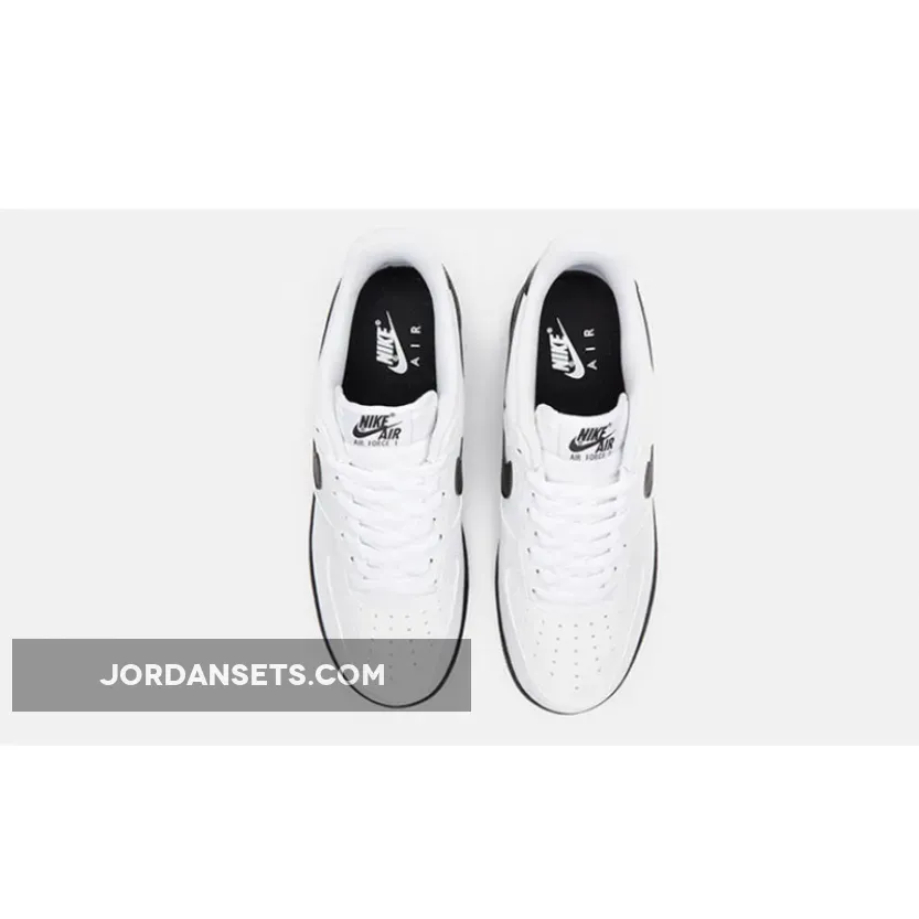 Nike Air Force 1 Low Black White CK7663-101 air force 1 black bottoms