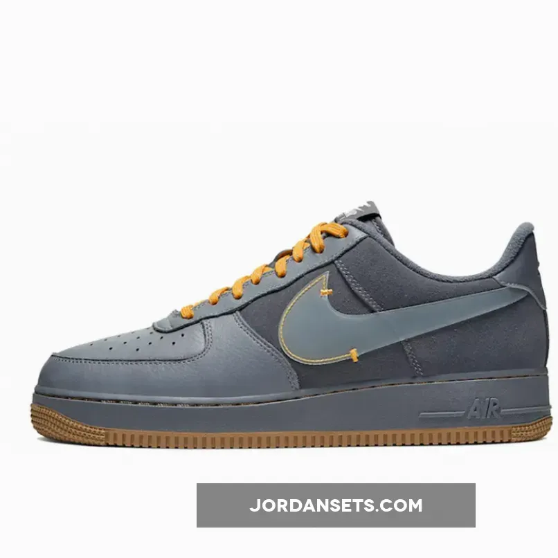 Nike Air Force 1 Low Cool Grey Yellow CQ6367-001 / af 1 yellow