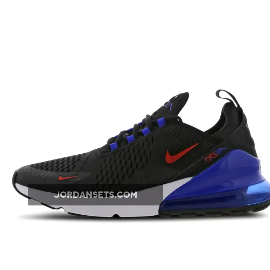 Nike Air Max 270 Black Blue DC0957-001 #nike air max 270 hyper royal